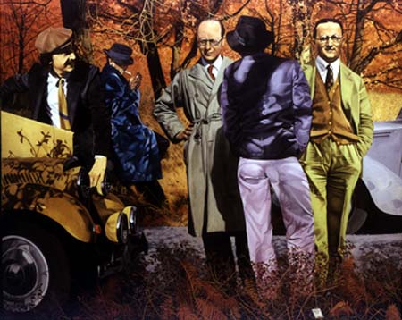 1937 - Assassinio dei fratelli Rosselli a Parigi  (poster rievocativo)