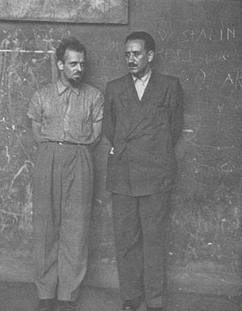 1947 - Lelio Basso con Ignazio Silone