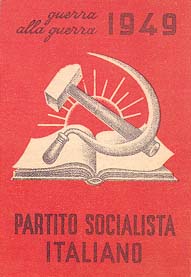 1949 - Tessera del Partito socialista Italiano