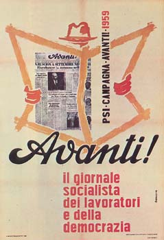 1959 - Campagna di abbonamento dell'Avanti 