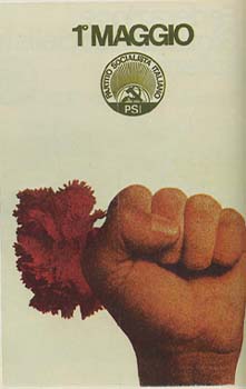 1973 - Manifesto per la festa del 1° Maggio 