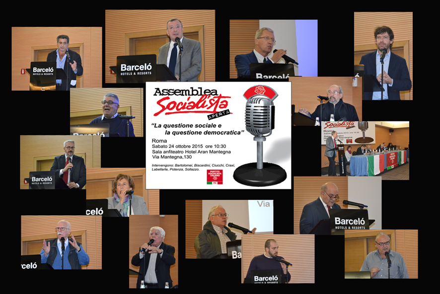 ASSEMBLEA SOCIALISTA - ROMA 24 OTTOBRE 2015 - DOCUMENTO