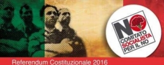 I SOCIALISTI CHE HANNO DATO VITA AL COMITATO SOCIALISTA PER IL NO NON SI SCIOLGONO Comunicato stampa 